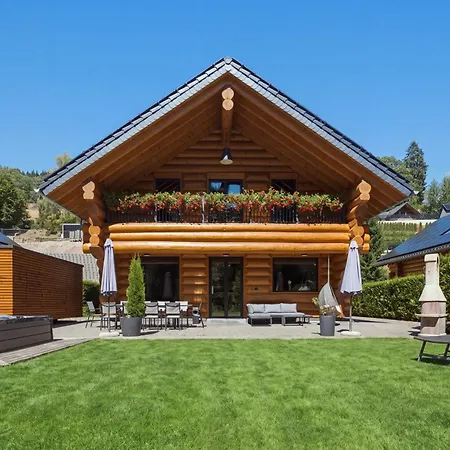 Ferienblockhaus Schwarzwald - Luxus Mit Sauna & Whirlpool 度假居 费尔德伯格